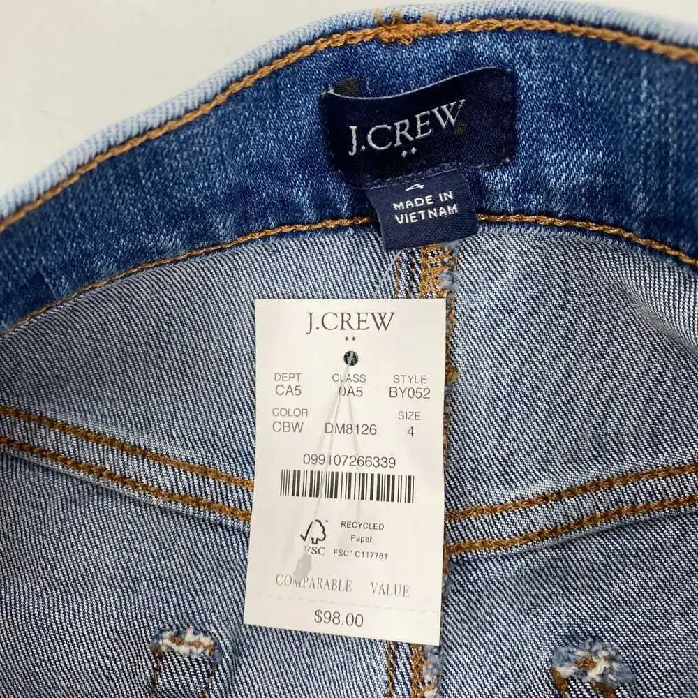 J. Crew Denim Skirt | Knee-Length, Cotton, Women’s Size 4